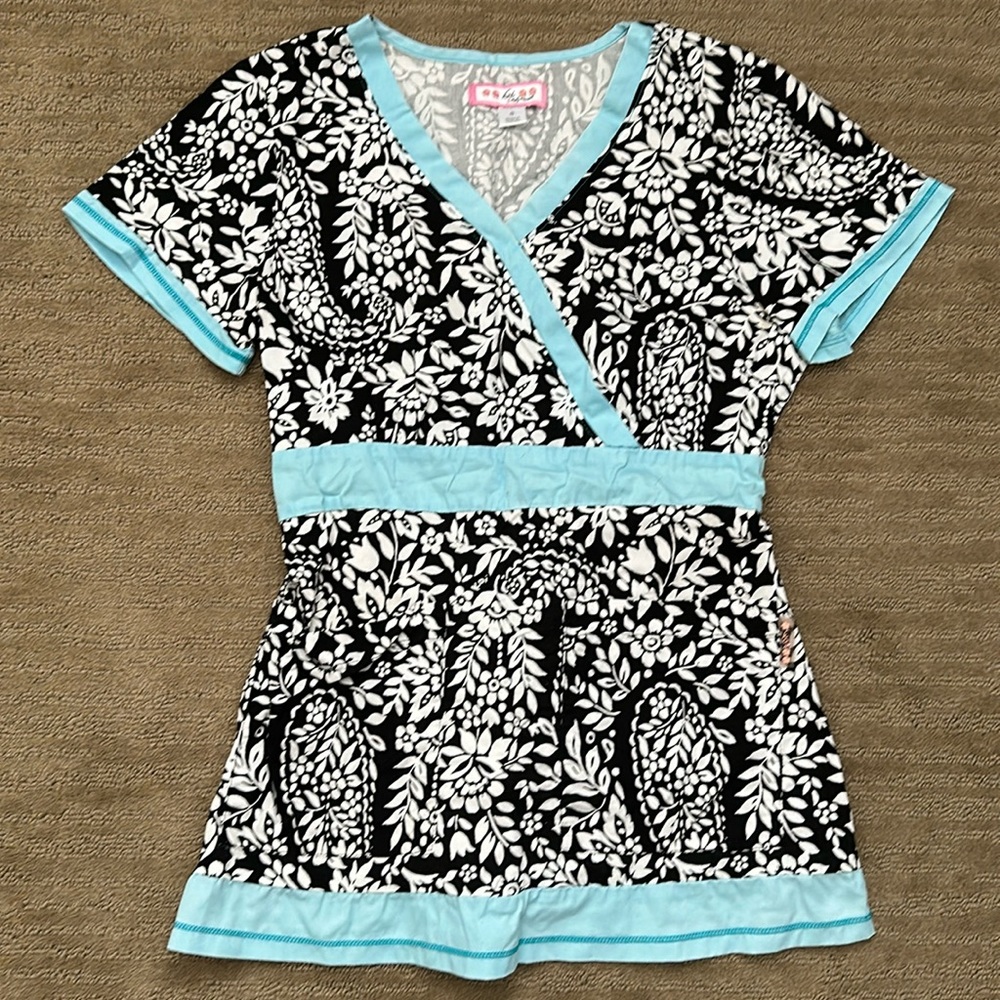 Koi Scrub Top